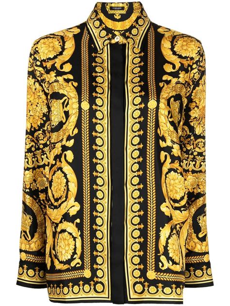 versace shirts farfetch|Versace long sleeve t shirts.